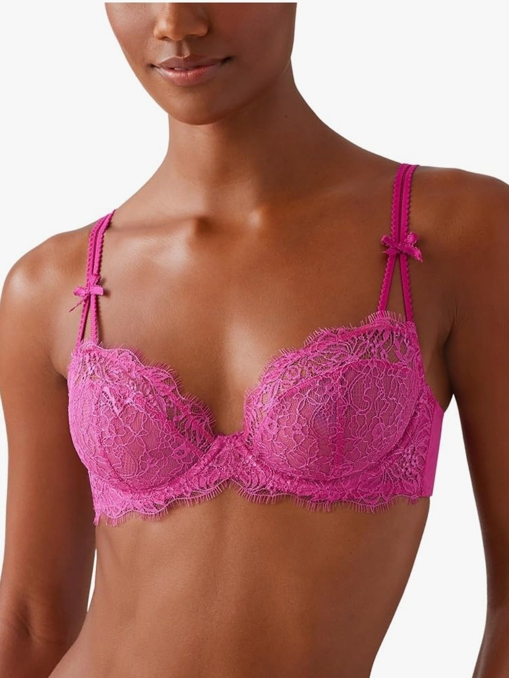 b.tempt'd by Wacoal Women's It's On Unlined Lace Demi Contour Underwire Bra 34c